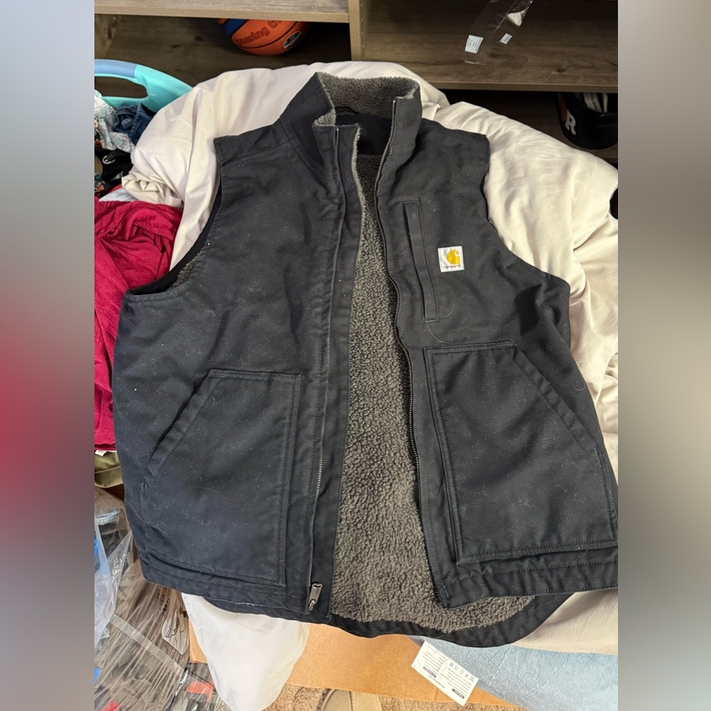 Carhartt Black and Gray Loose Fit Jacket